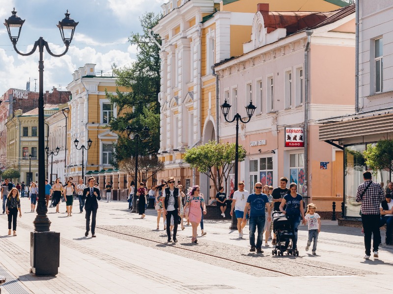 Обзорная пешеходная экскурсия по главным улицам Нижнего Новгорода - групповая экскурсия в Нижнем Новгороде пешком длительностью 3 часа с количеством участников более 20 человек цена экскурсии 640₽