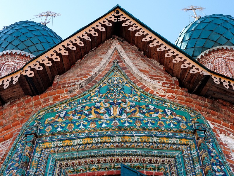 Изразцы церкви Иоанна Златоуста