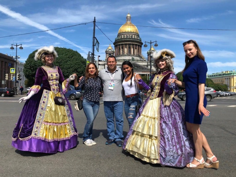 С гостями из США в Санкт-Петербурге  