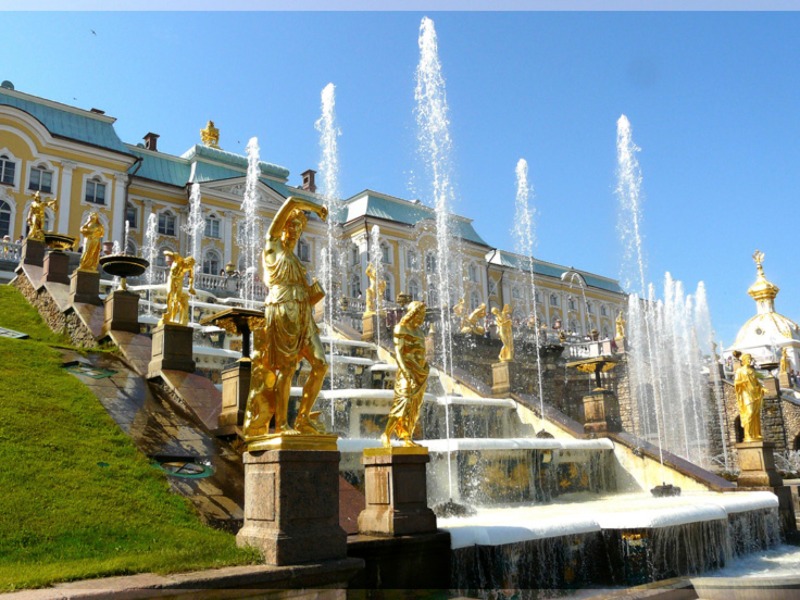 Водная феерия Петергофа 
