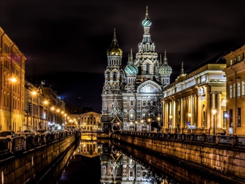 Ночной Санкт-Петербург 