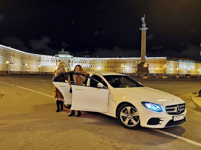 Атмосферная прогулка по ночному Санкт-Петербургу