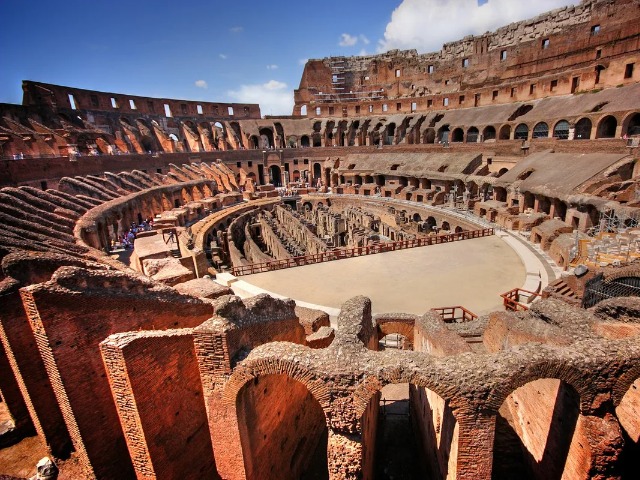 Колизей — арена гладиаторов, зрелищ и страстей