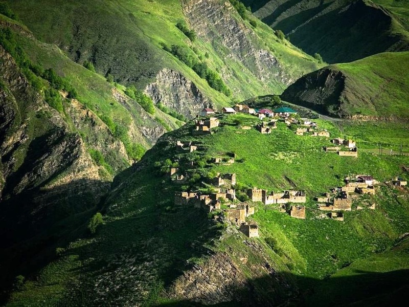 Панорама Шаройского ущелья