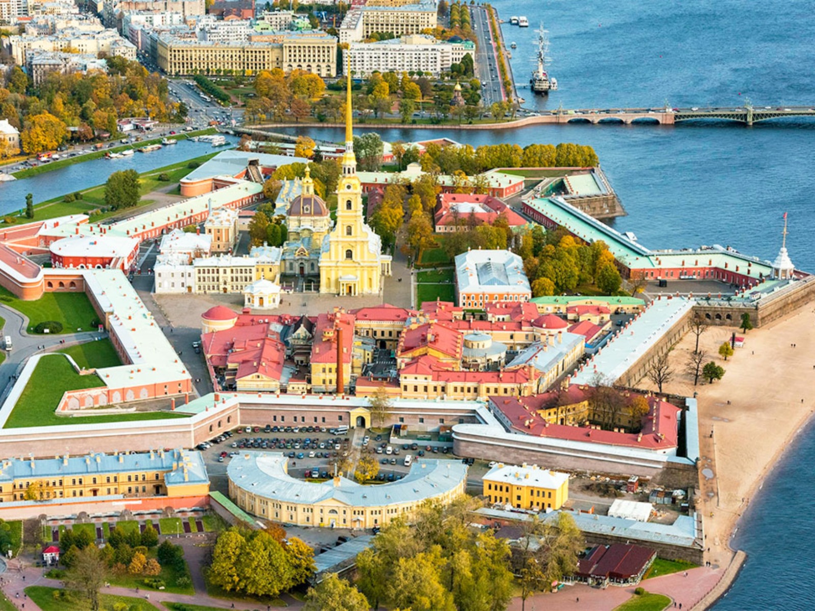 Панорама Петропавловской крепости  