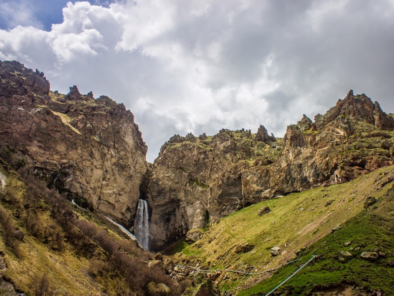 Водопад в урочище  