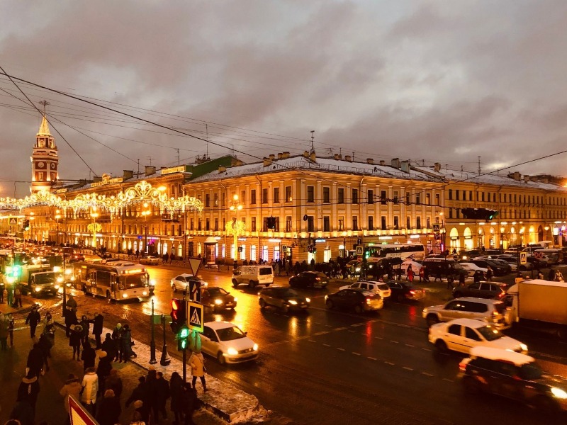 Ночная иллюминация исторического центра 