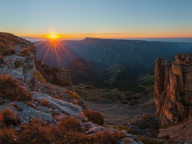 Рассвет на плато Бермамыт с выездом из Пятигорска