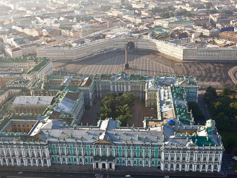 Эрмитаж: вид сверху