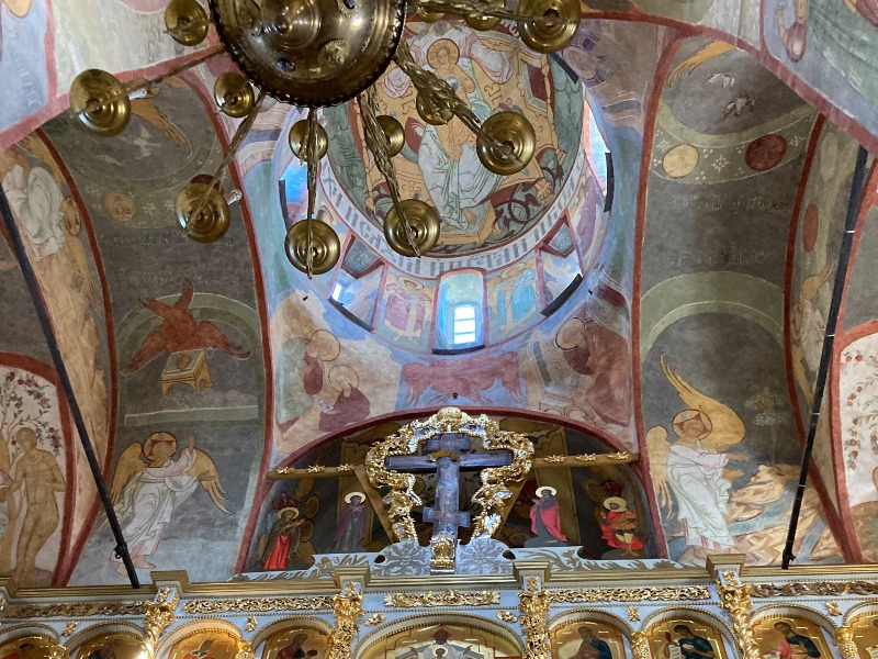 Уникальные фрески Успенской церкви