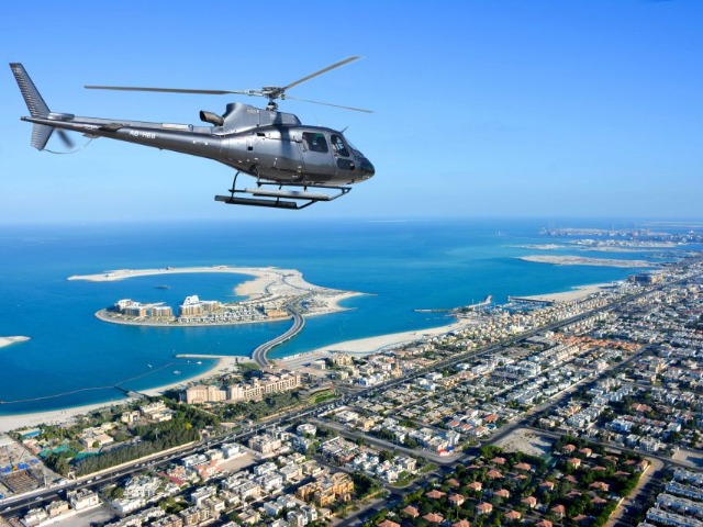 22-минутный полет на вертолете в Дубае
