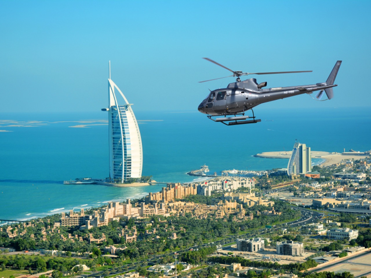 Вертолетная прогулка над Дубаем | Цена 284.05$, отзывы, описание экскурсии