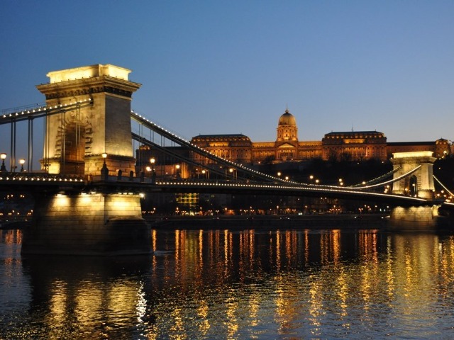 Вечерние огни Будапешта