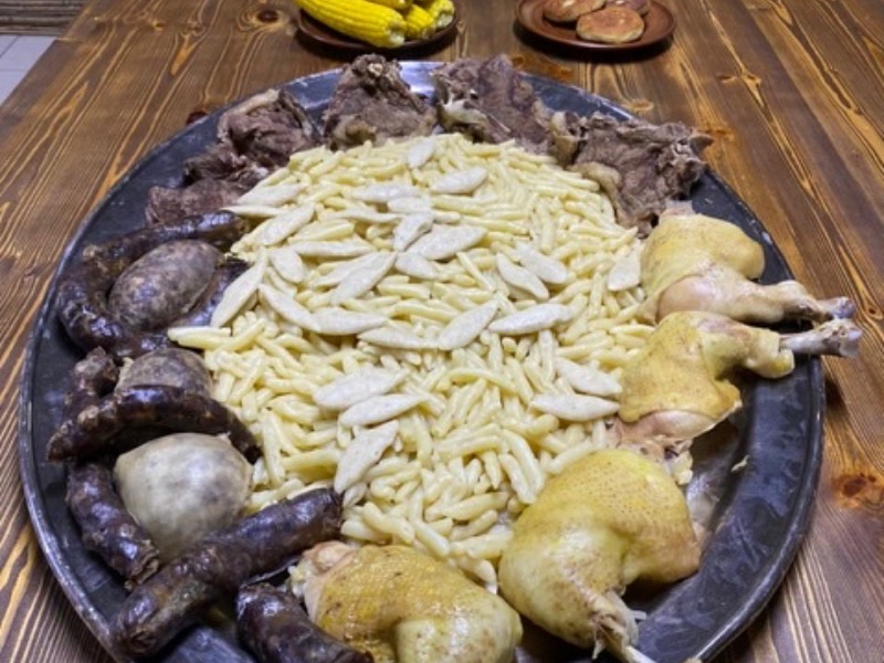 Чеченская кухня "жижиг галнаш"