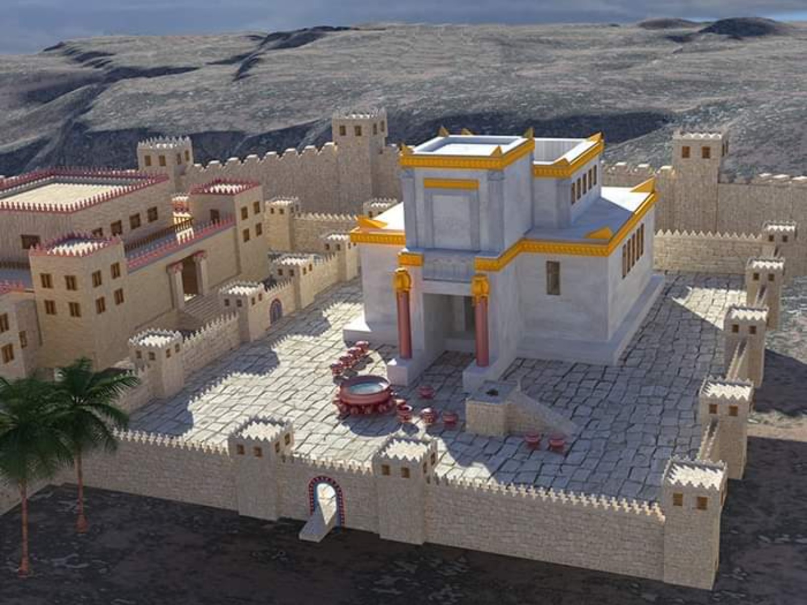 Реконструкция древнего храма  