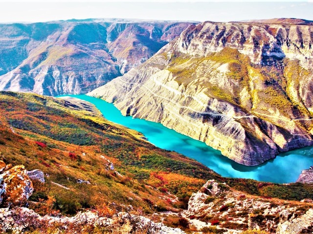 Сулакский каньон+бархан Сарыкум: чудеса Дагестана
