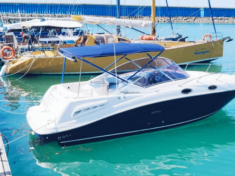 Аренда катера Sea Ray 275 - индивидуальная экскурсия в Адлере длительностью 1 час с количеством участников до 9 человек цена экскурсии 8000₽