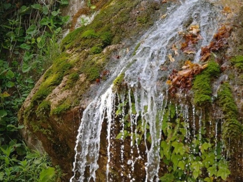На водопаде
