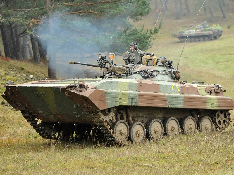 В боевых условиях