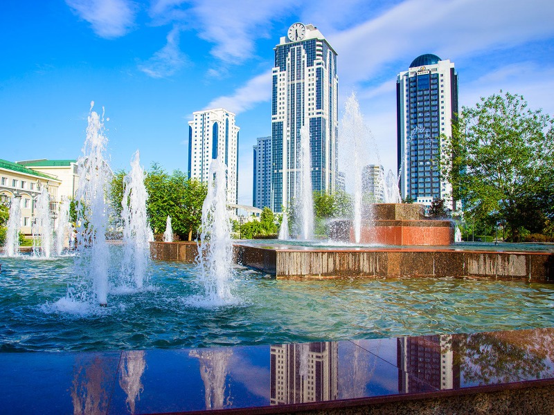 В центре города
