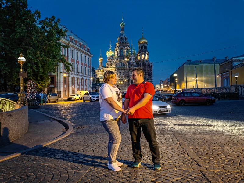 Три моста и замечательный вид на Спас на Крови 