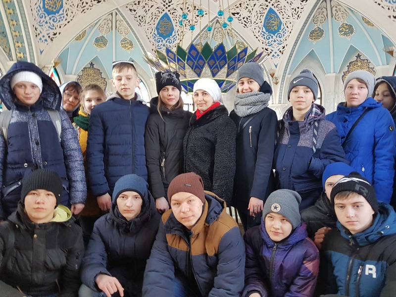 В храме  