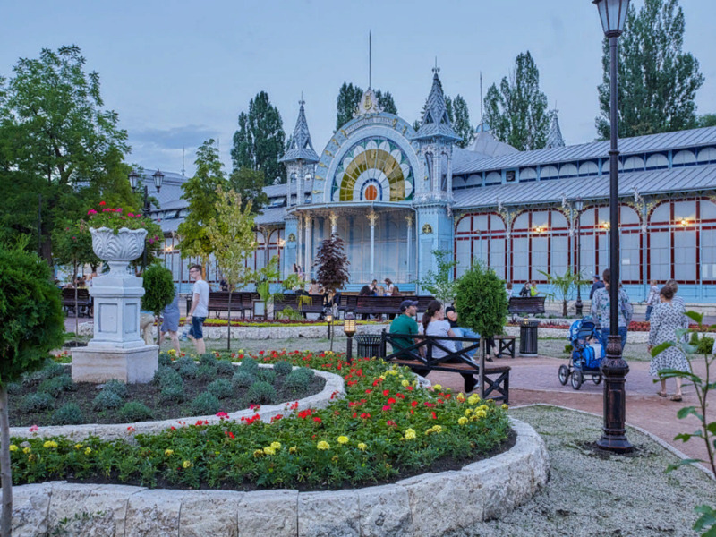 В центре города