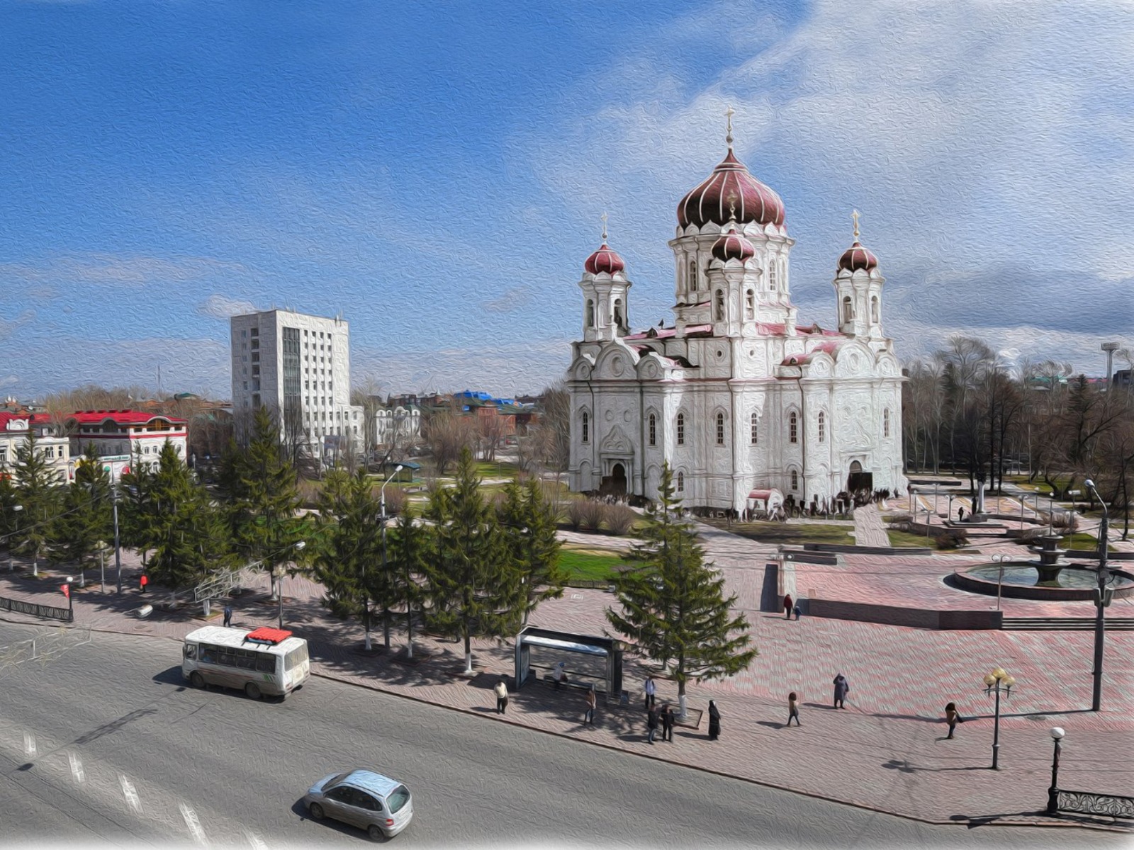 Несохранившейся Троицкий собор (Фотошоп) guidego.ru
