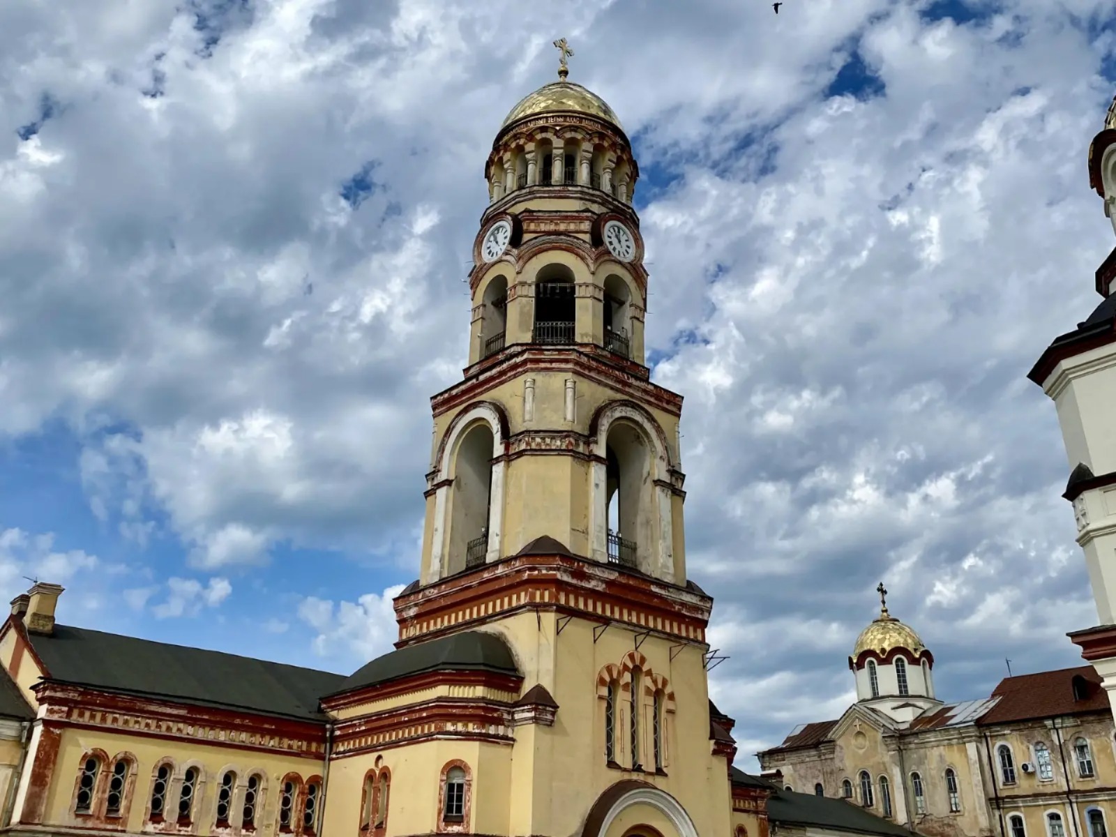 Колокольня Новоафонского монастыря  