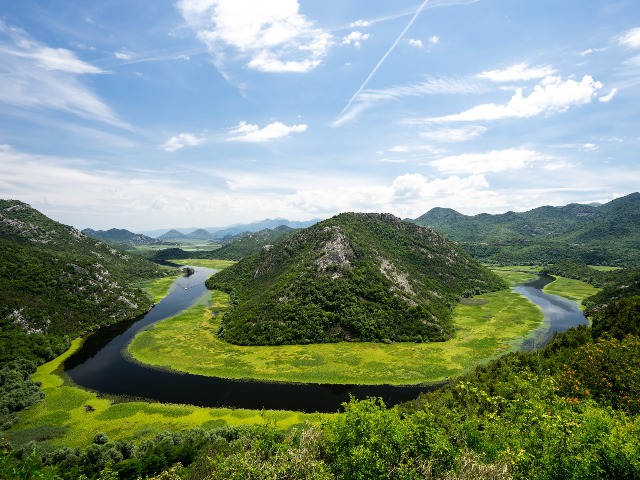 Река Црноевича и Скадарское озеро 