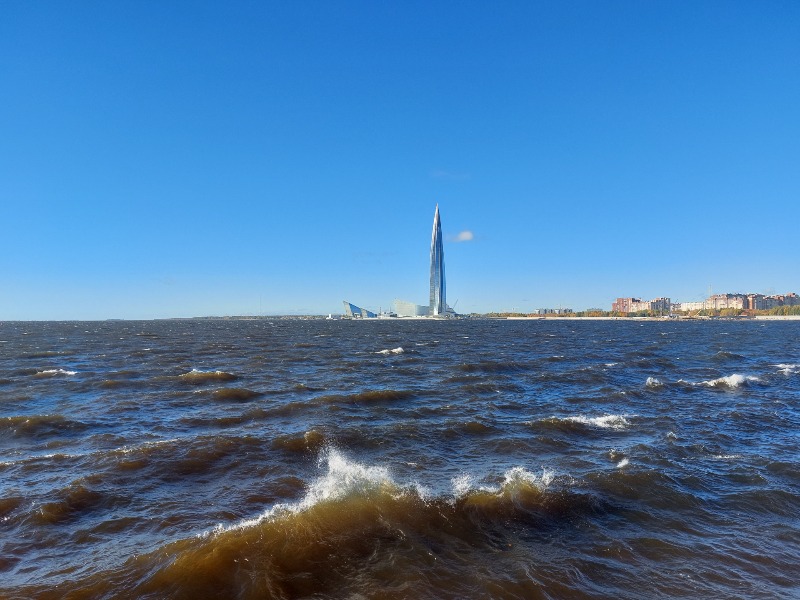Самый высокий небоскрёб Европы - башня Лахта-Центр 