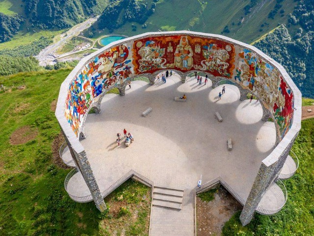 Волшебные пейзажи Казбеги — Ананури — Гудаури — фото 3