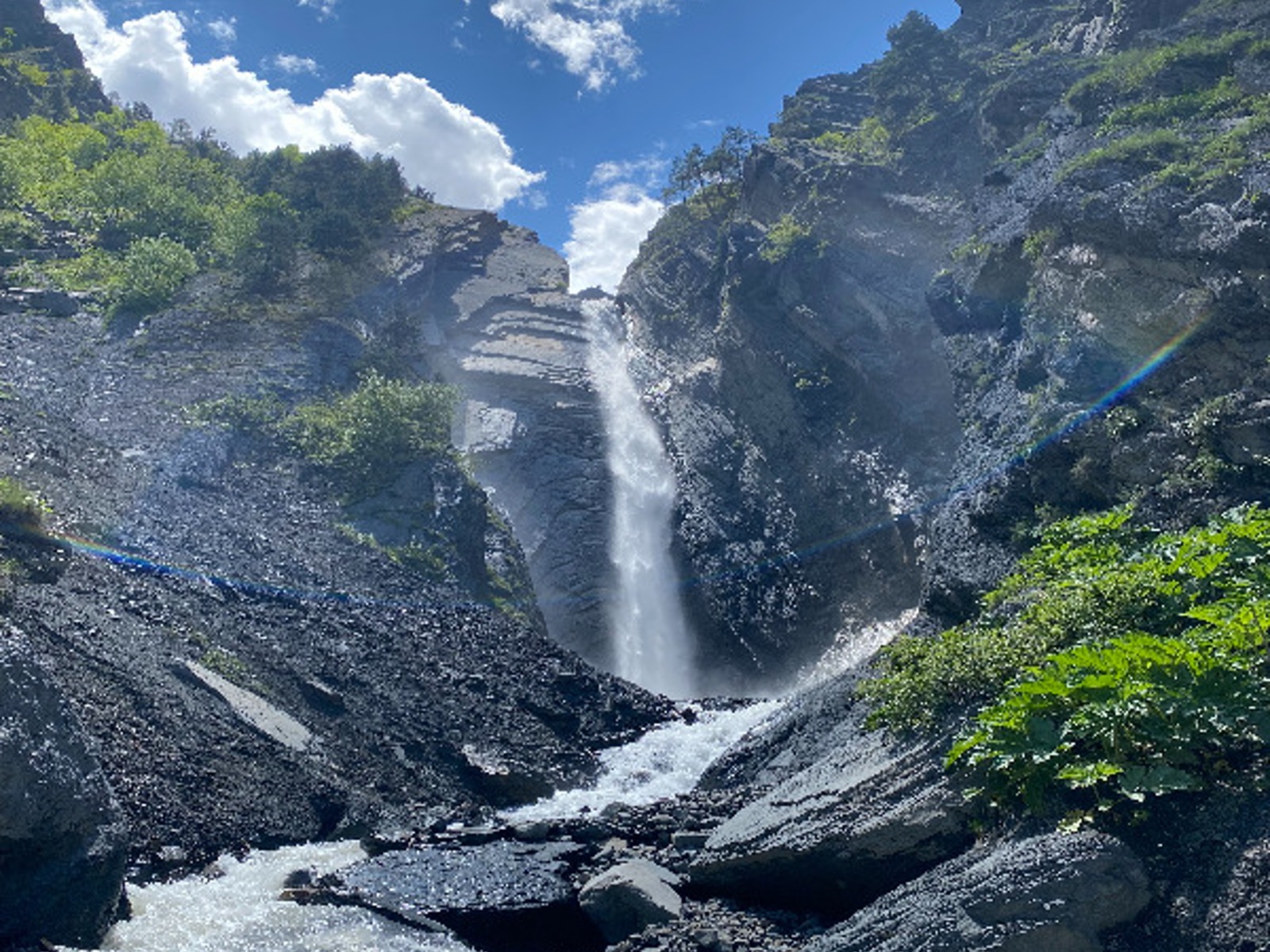 Зрыхский водопад  