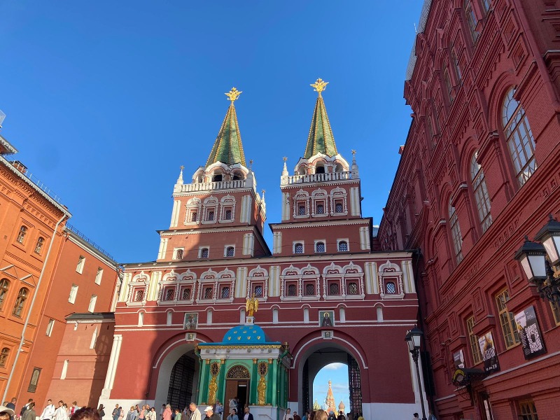 На экскурсии