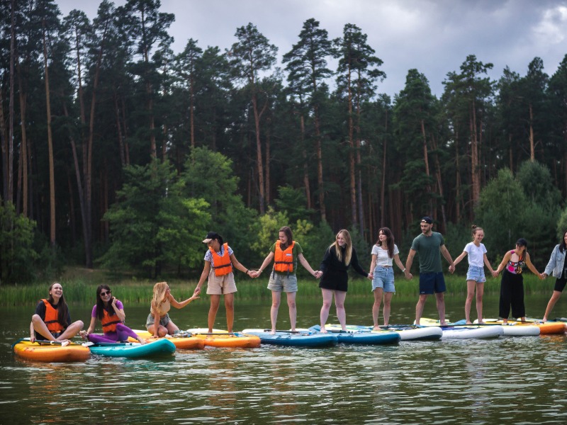 SUP-прогулка на Лебяжьем озере - групповая экскурсия в Казани длительностью 1.5 часа с количеством участников до 20 человек цена экскурсии 2150₽