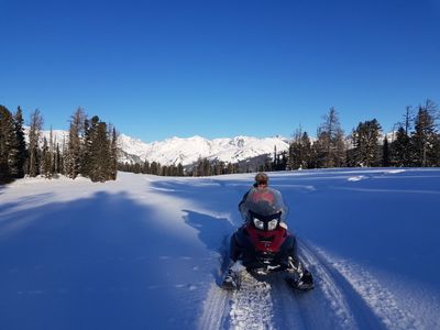 Озеро Тальмень и Мультинские озера на снегоходе