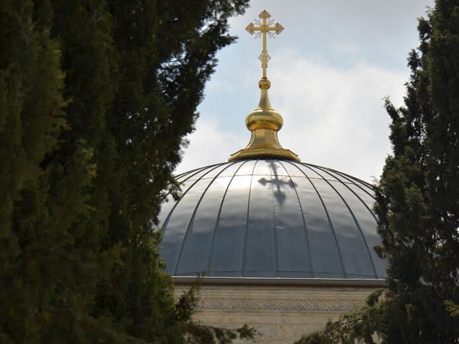Купол Спасо-Вознесенского монастыря на Элеонской горе