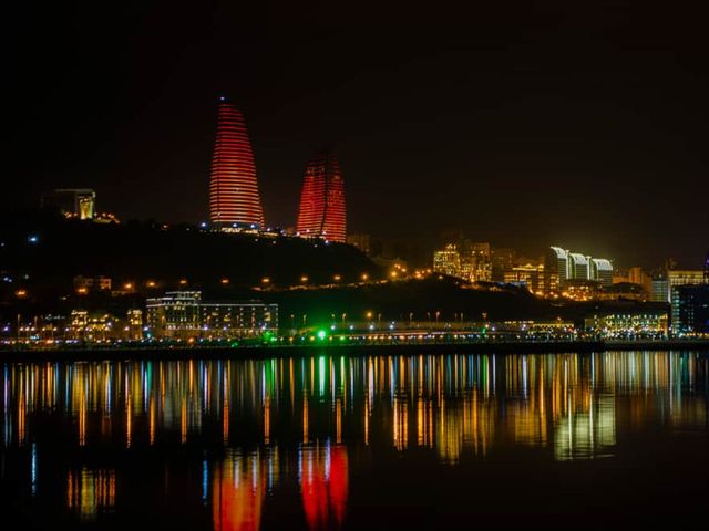 Очарование Баку. Ночь 
