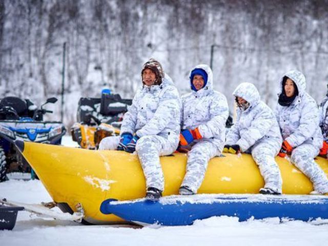 Катание на зимнем банане и ватрушках в Южно-Сахалинске — фото 3