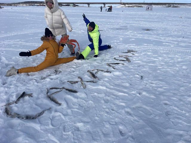 Зимняя экскурсия. Подлёдная крабалка — фото 3