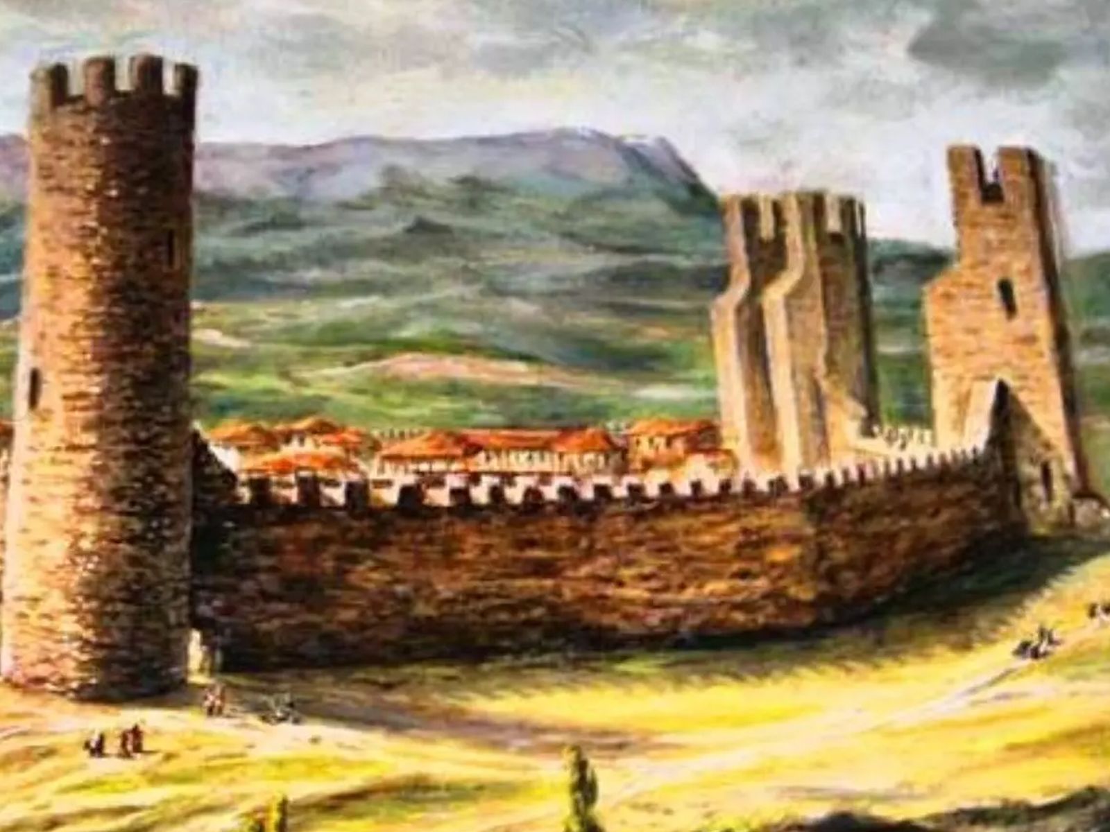 Крепость Алустон - укрепление Алуштинской долины