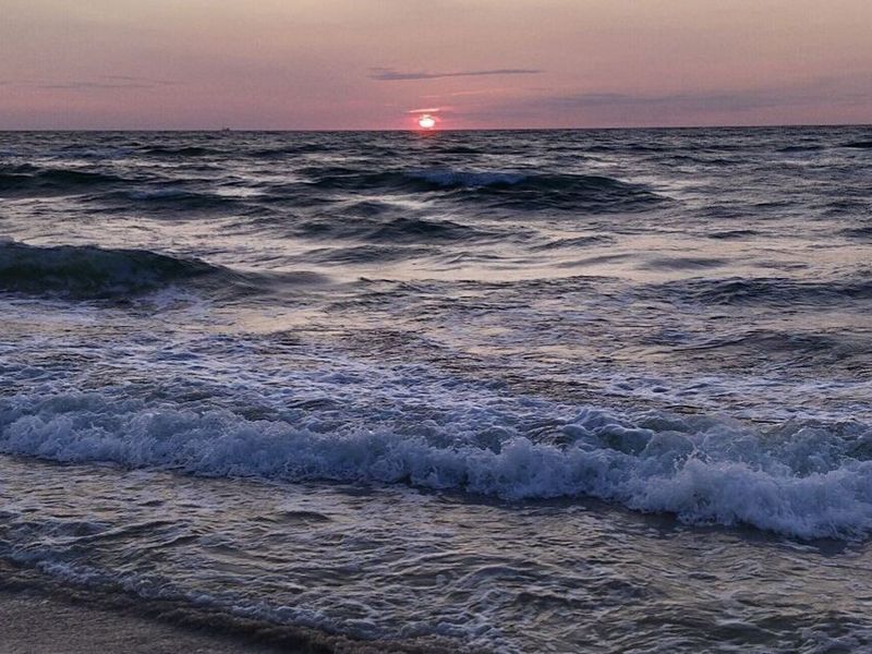 Завораживающие закаты на море