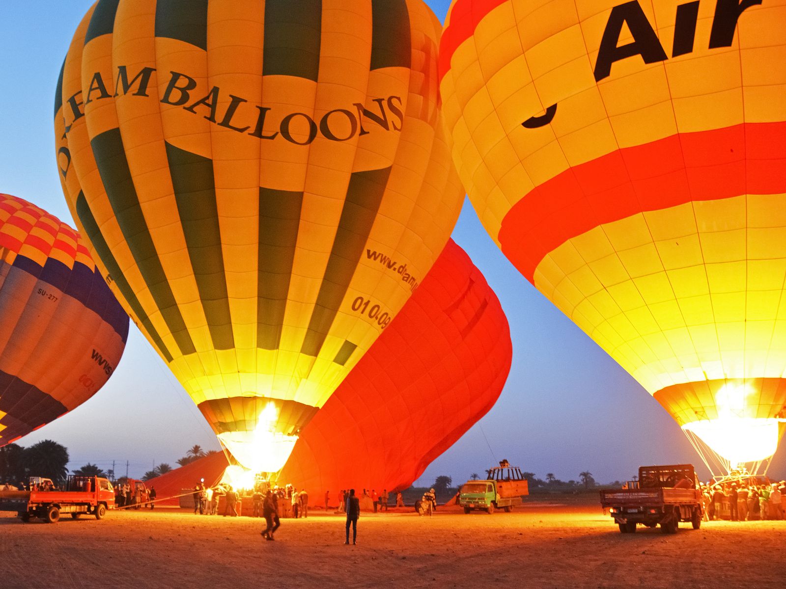 Воздушный шар в Луксоре