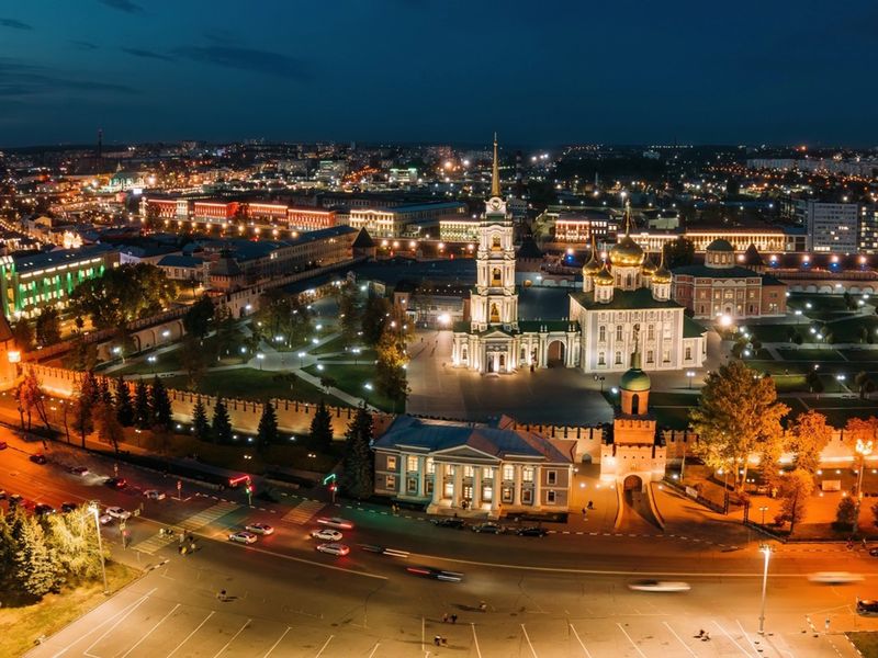Сборная пешая обзорная экскурсия по вечерней Туле - групповая экскурсия в Туле пешком длительностью 2 часа с количеством участников до 5 человек цена экскурсии 940₽