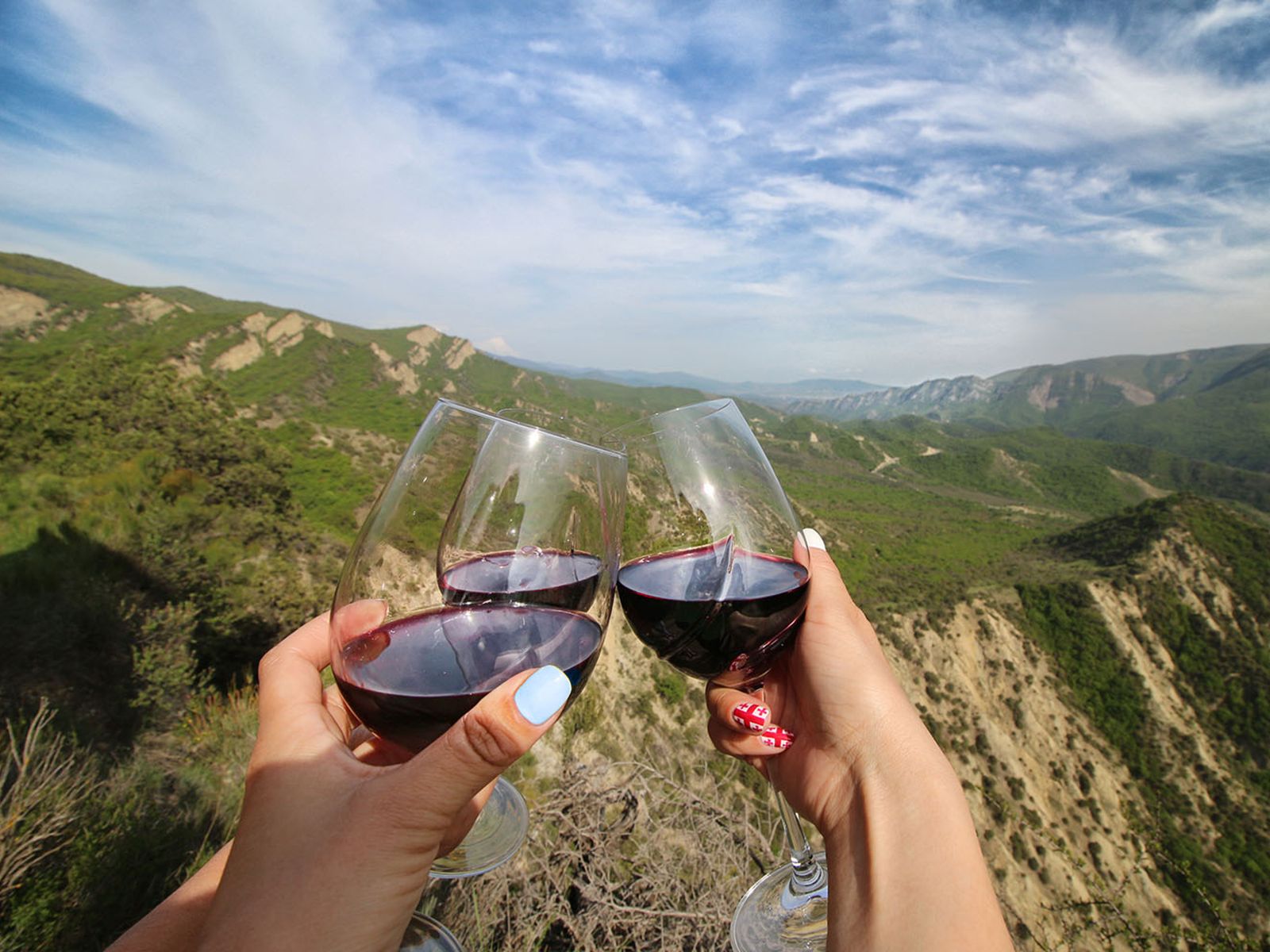 Вино, горы, Кавказ