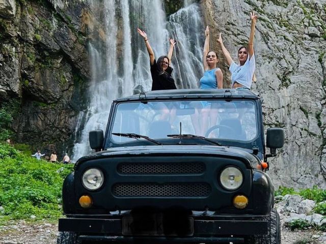 Джип-тур к Гегскому водопаду в Абхазии