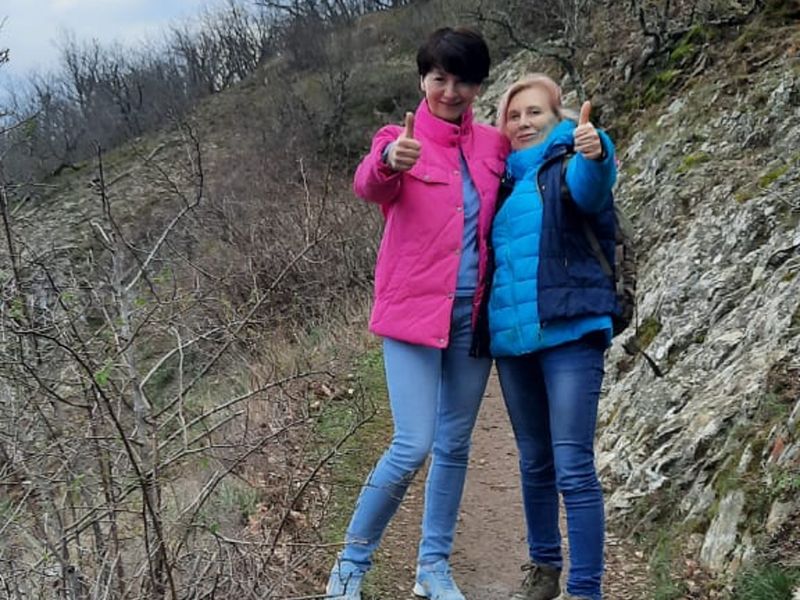 На горной тропе