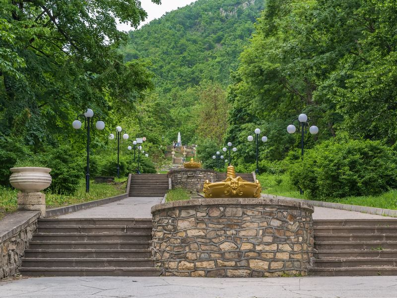 Каскадная лестница в Железноводске