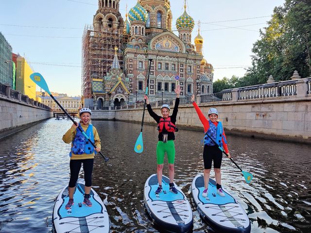 Прогулка на сапах по рекам и каналам Петербурга — фото 2