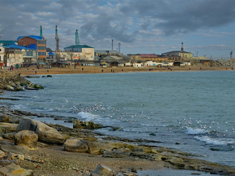 Побережье Каспийского моря